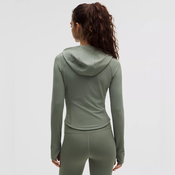 Like New! Lululemon Wunder Train Full Zip Jacket- Willow Leave- Size 10 - Picture 2 of 9
